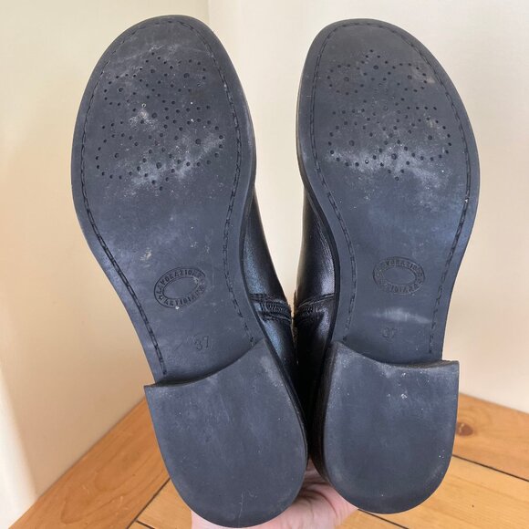 Donna Piu' Equestrian Riding Style Boots Two-Tone Leather & Suede Made in Italy - Picture 8 of 9